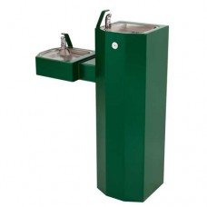 GSM55 Bi-Level Pedestal Mounted Square Barrier Free Drinking Fountain