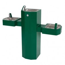 GSQ45 Tri-Level Pedestal Mounted Square Barrier Free Drinking Fountain