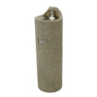 GUF99 Concrete Pedestal Mount Round Drinking Fountain