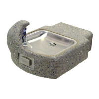 GVC59 Concrete Wall Mount Square Barrier Free Drinking Fountain