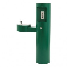 GYM75 Pedestal Mounted Bottle Filler with Drinking Fountain
