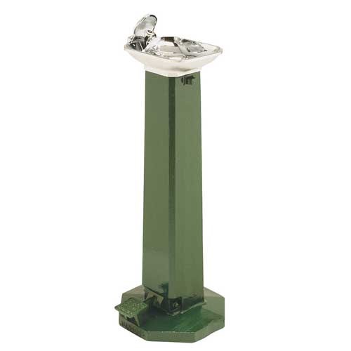 M-34 Foot Pedal Operated Square Retro Style Drinking Fountain M-34 Foot Pedal Operated Square Retro Style Drinking Fountain