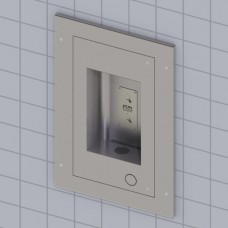 M-OBR4 Wall Mounted Recessed Bottle Filler with Cover Plate, Sensor and Push Button M-OBR4 Wall Mounted Recessed Bottle Filler with Cover Plate, Sensor and Push Button