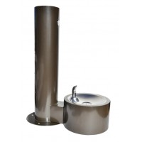 M-PM34 Round Pedestal Push Button Pet Fountain